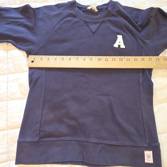 Vintage American Eagle A‎ Crewneck Sweatshirt Distressed Y2K 90s Womens L Faded - Picture 4 of 9